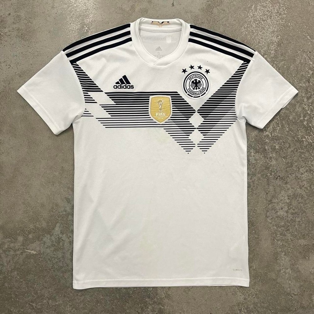 Adidas Germany FIFA World Cup Champions 2014 Soccer Jersey White Mens Small